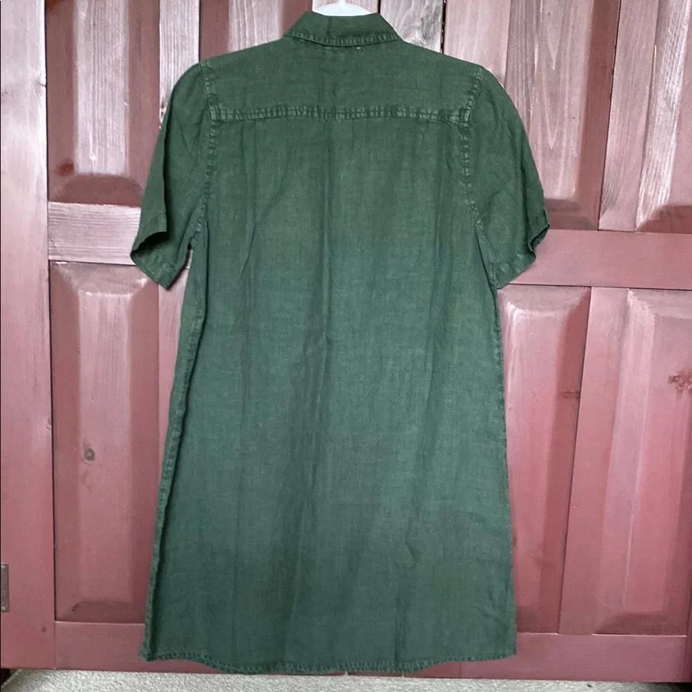 Sundance Green Polo Collar Mini Dress - Picture 4 of 4